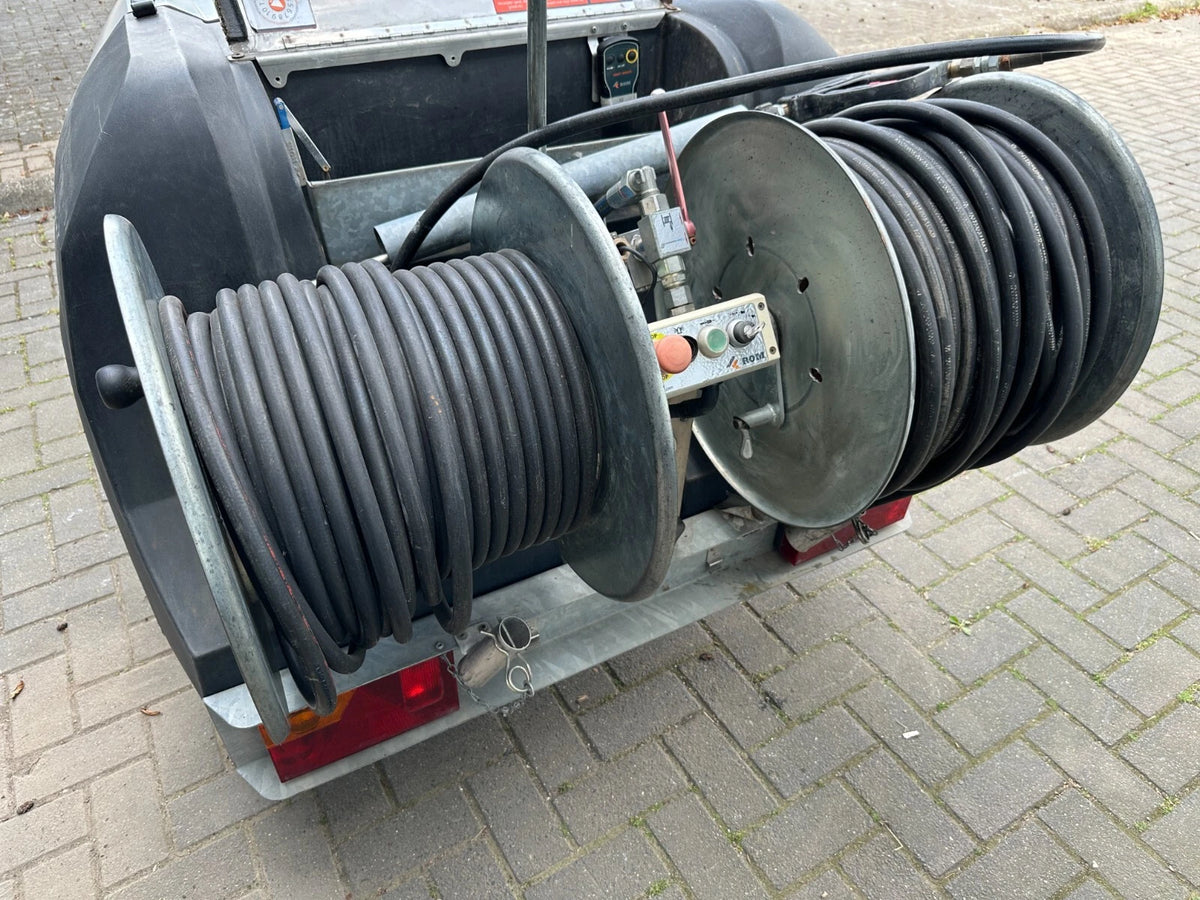 ROM SMART TRAILER  Rohrreinigungsmaschine 150bar-50l/m  Funkfernbedienung