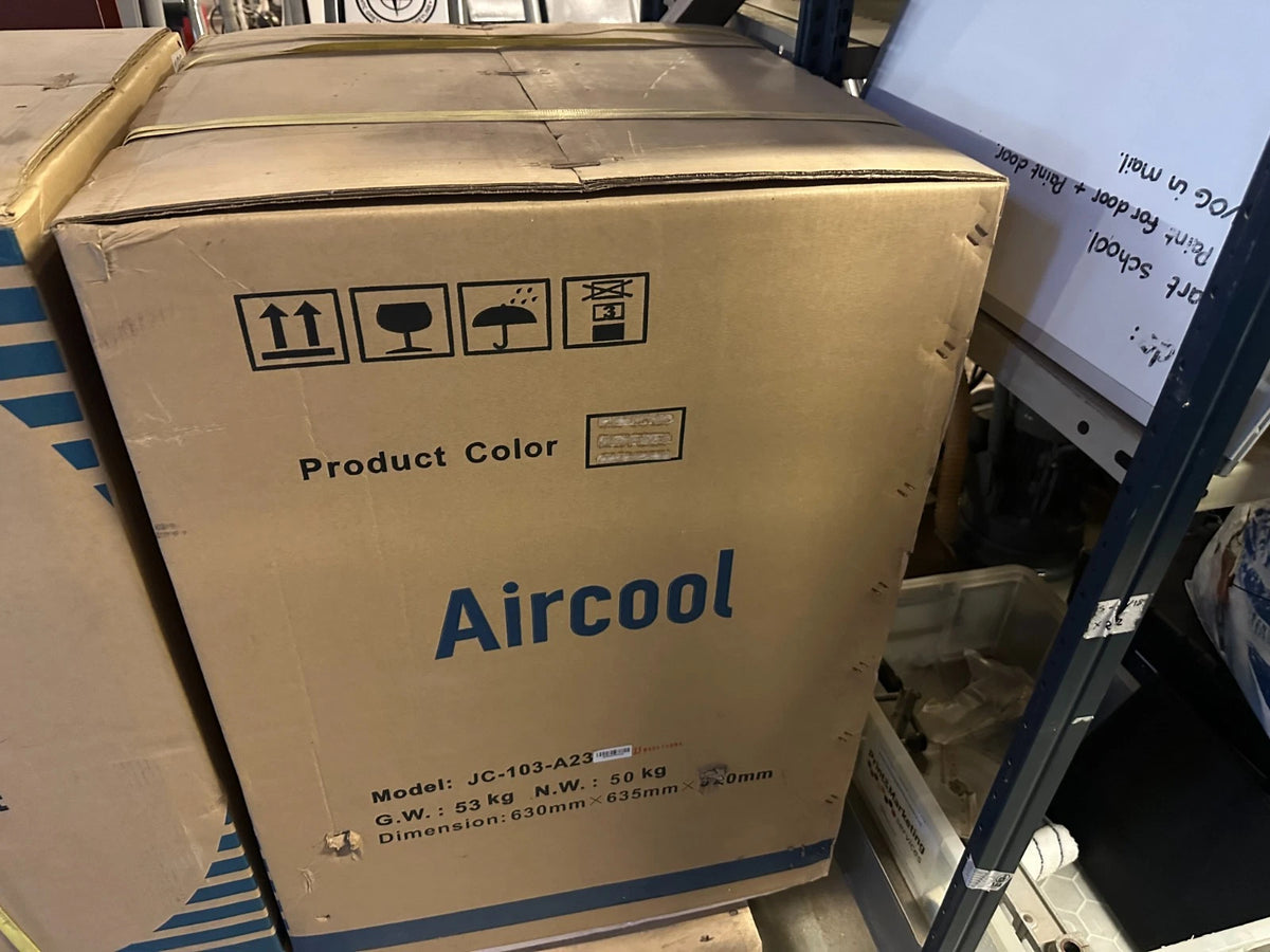 AIRCOOL JC 103-A23 Weinkühler Weinschrank Wein Kühlschrank mit Glastür 103L