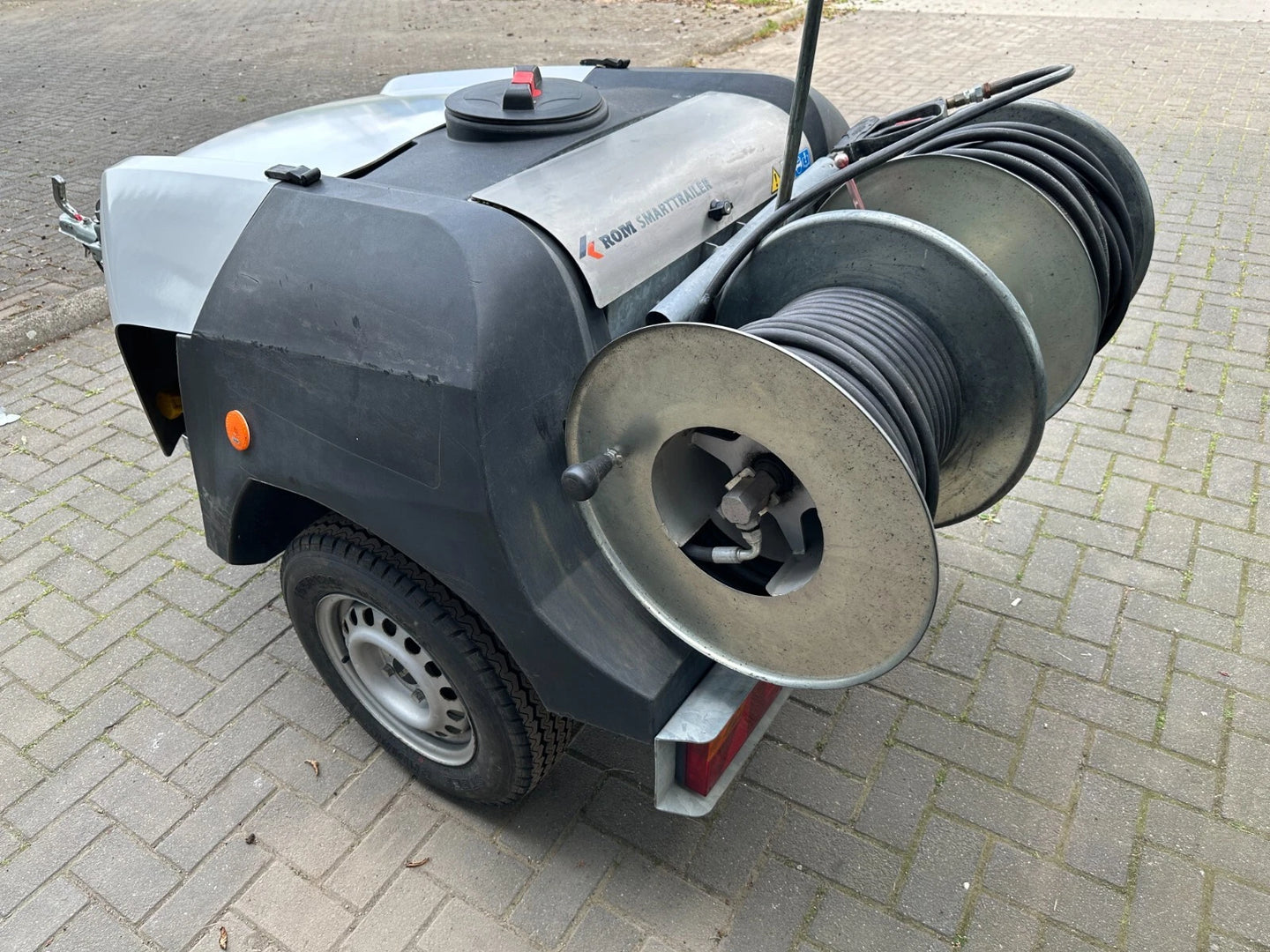 ROM SMART TRAILER  Rohrreinigungsmaschine 150bar-50l/m  Funkfernbedienung