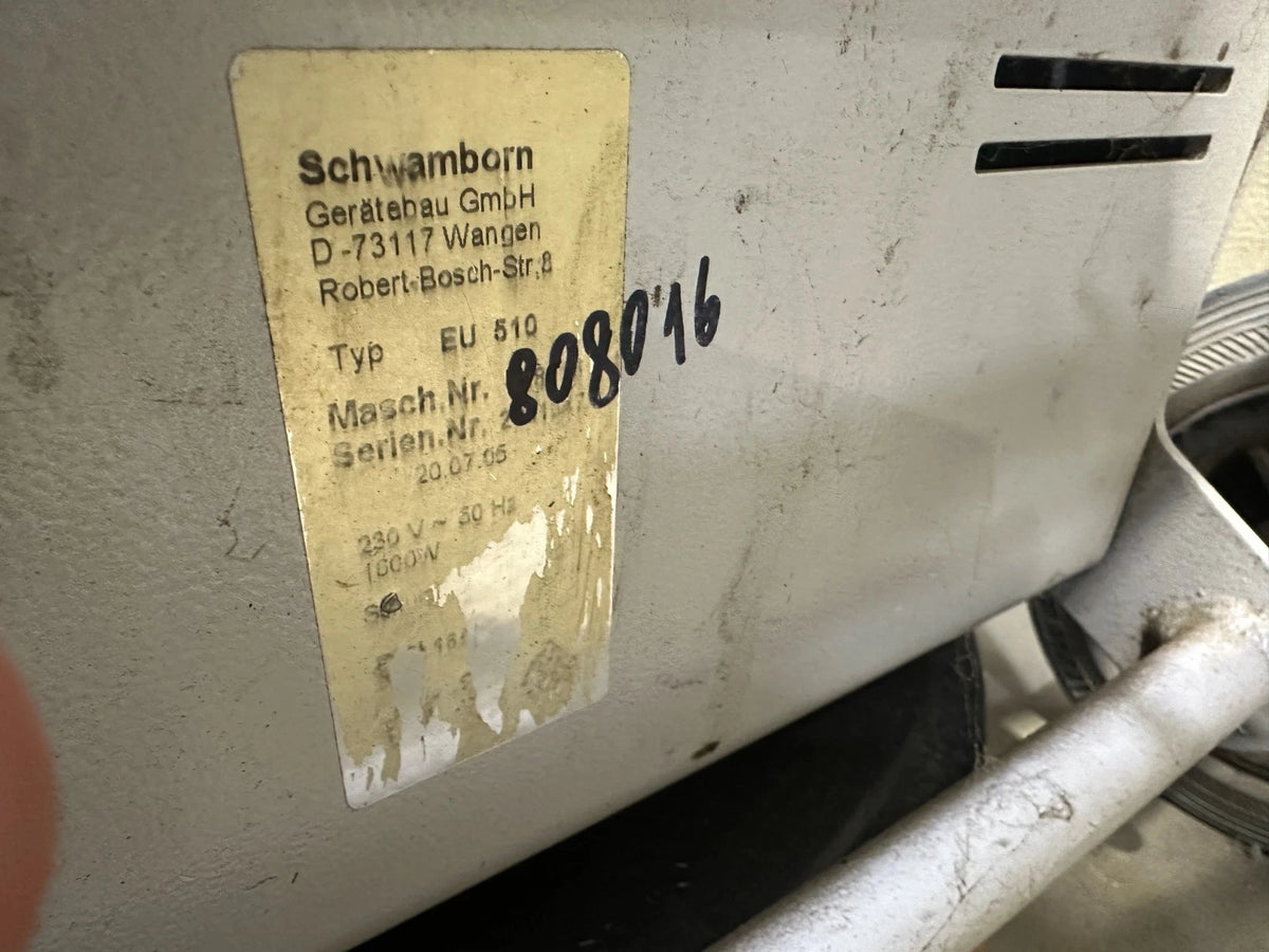 Schwamborn EU 510 Einscheibenmaschine