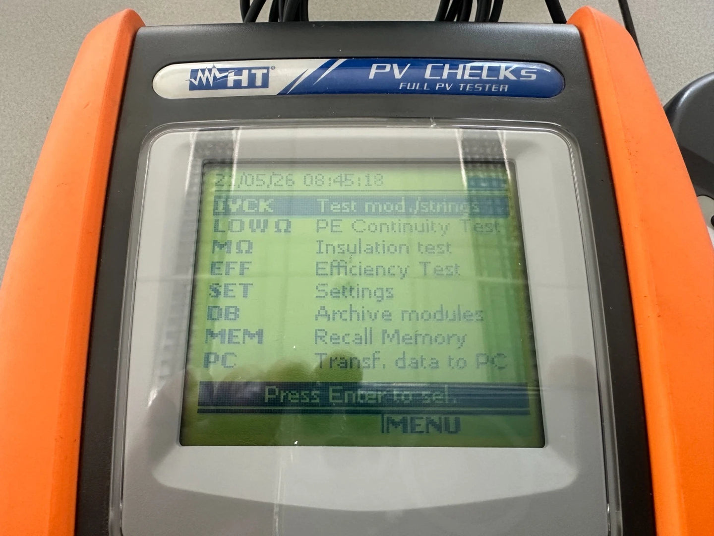 HT FULL pv TESTER --PV-Installationstester--von Photovoltaikanlagen