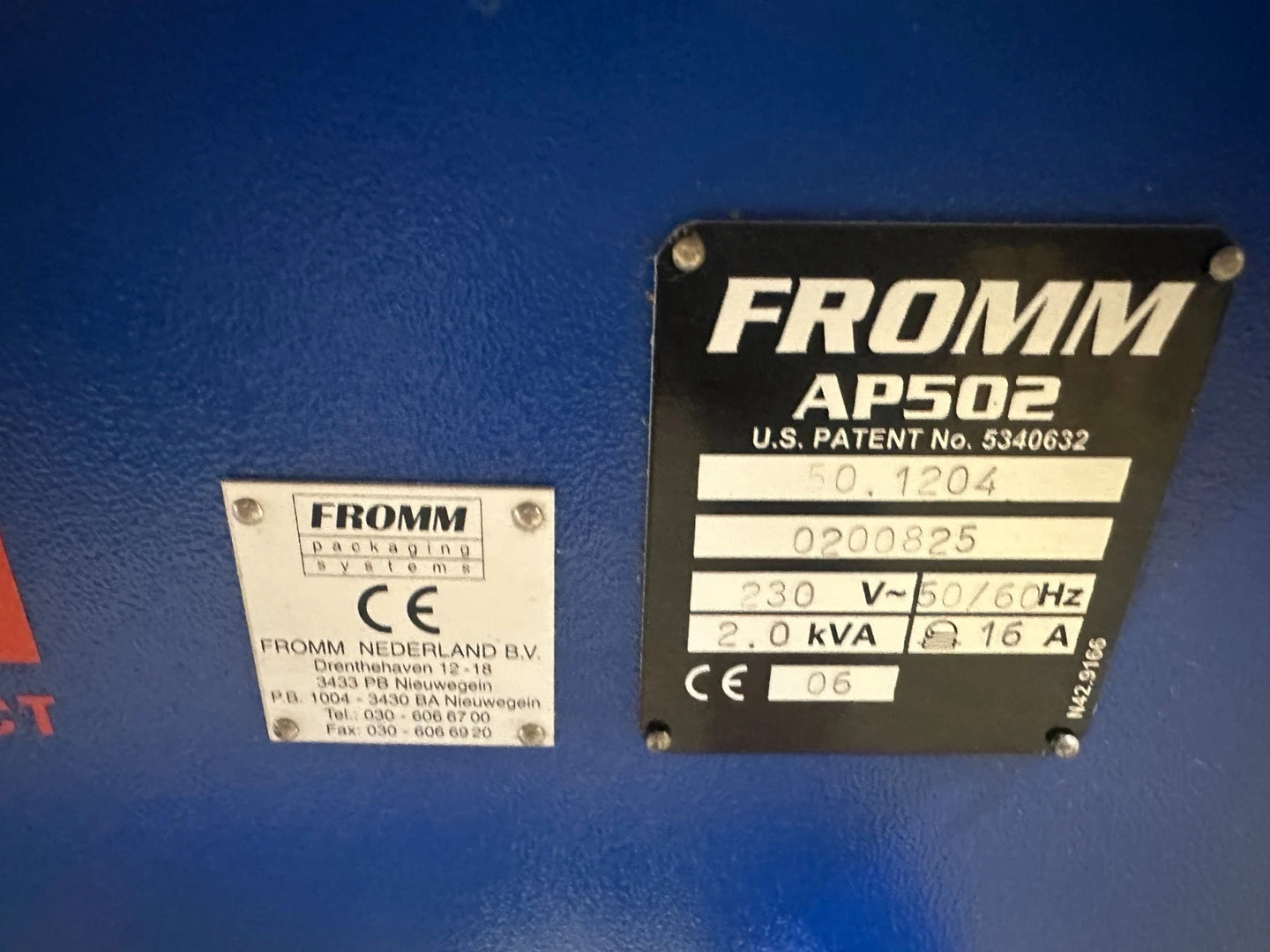 FROMM AP 502  Airpad Luftpolster Verpackungsmaschine Hochleistungsgerät