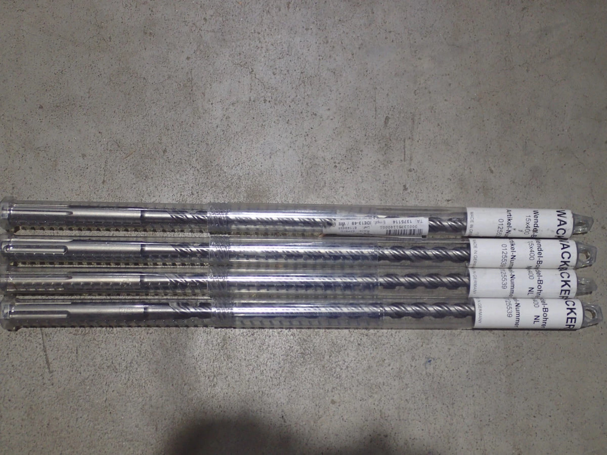 1x Original Wacker SDS Max 15x400 Quattrobohr 0125539 Speed X 4-Schneider Beton