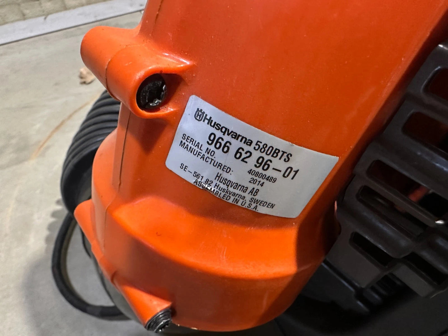 Husqvarna 580 BTS  rückentragbares Profi Blasgerät Laubbläser 8567