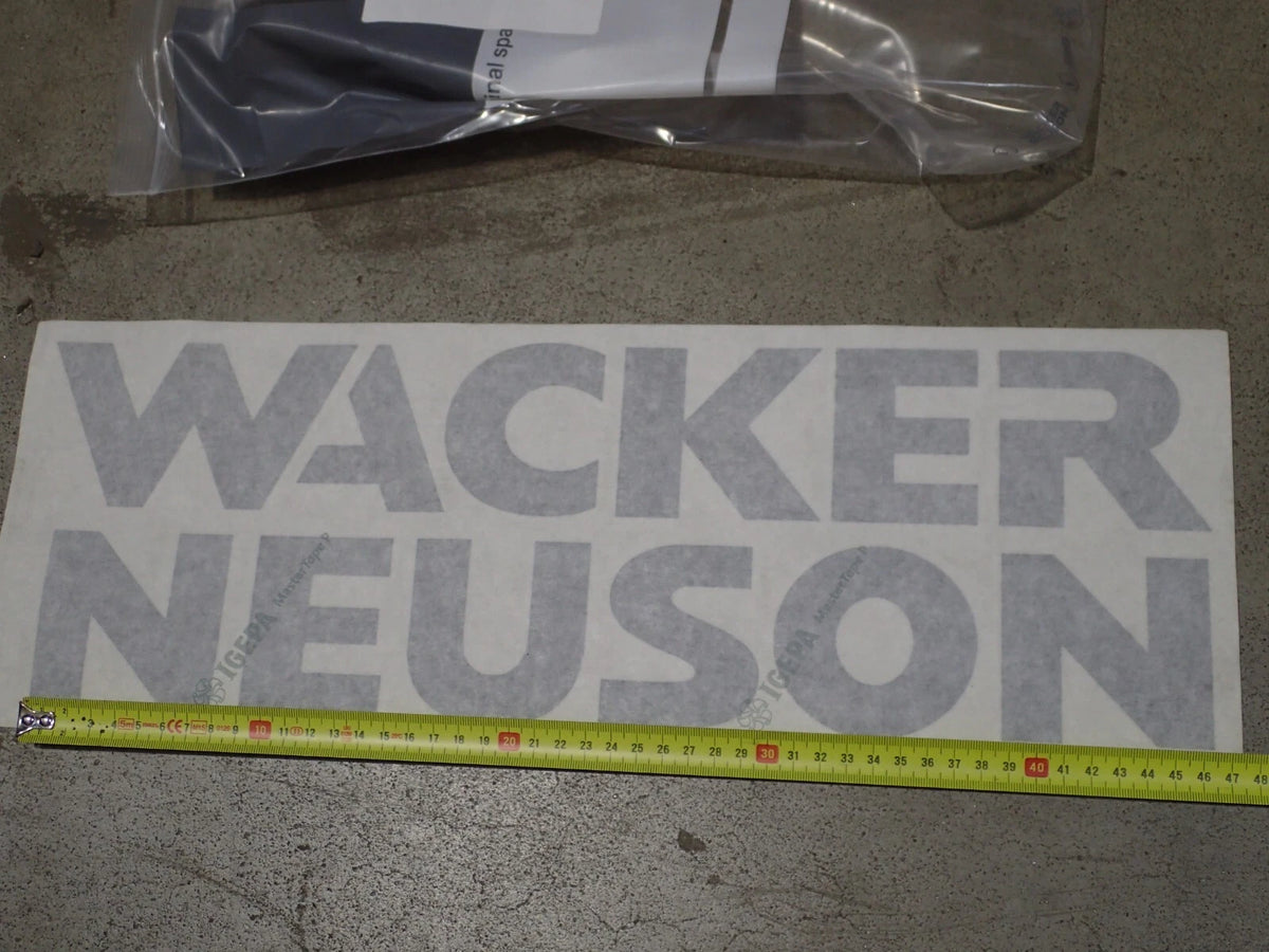 2x Original Wacker Aufkleber LOGO 160mmx470mm