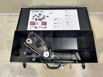 compare product Metabo Akku Rohrbandschleifer RB 18 LTX 60 18V Solo Version Nr.60 4007430214171