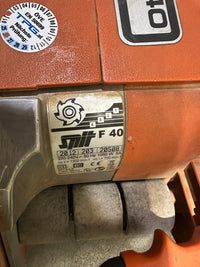 Spit  F40  Muurfrees  Sleuvenfrees