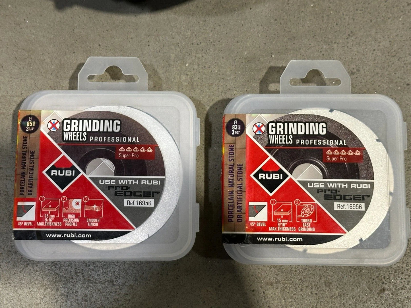 RUBI Jolly Pro Edger Gehrungsfräser Fasen- und Kantenschleifer