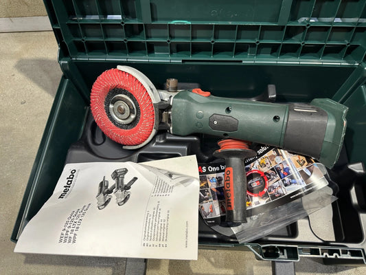 Metabo Akku-Flachkopf-Winkelschleifer WF 18 LTX 125 Quick Nr.16 4007430287182