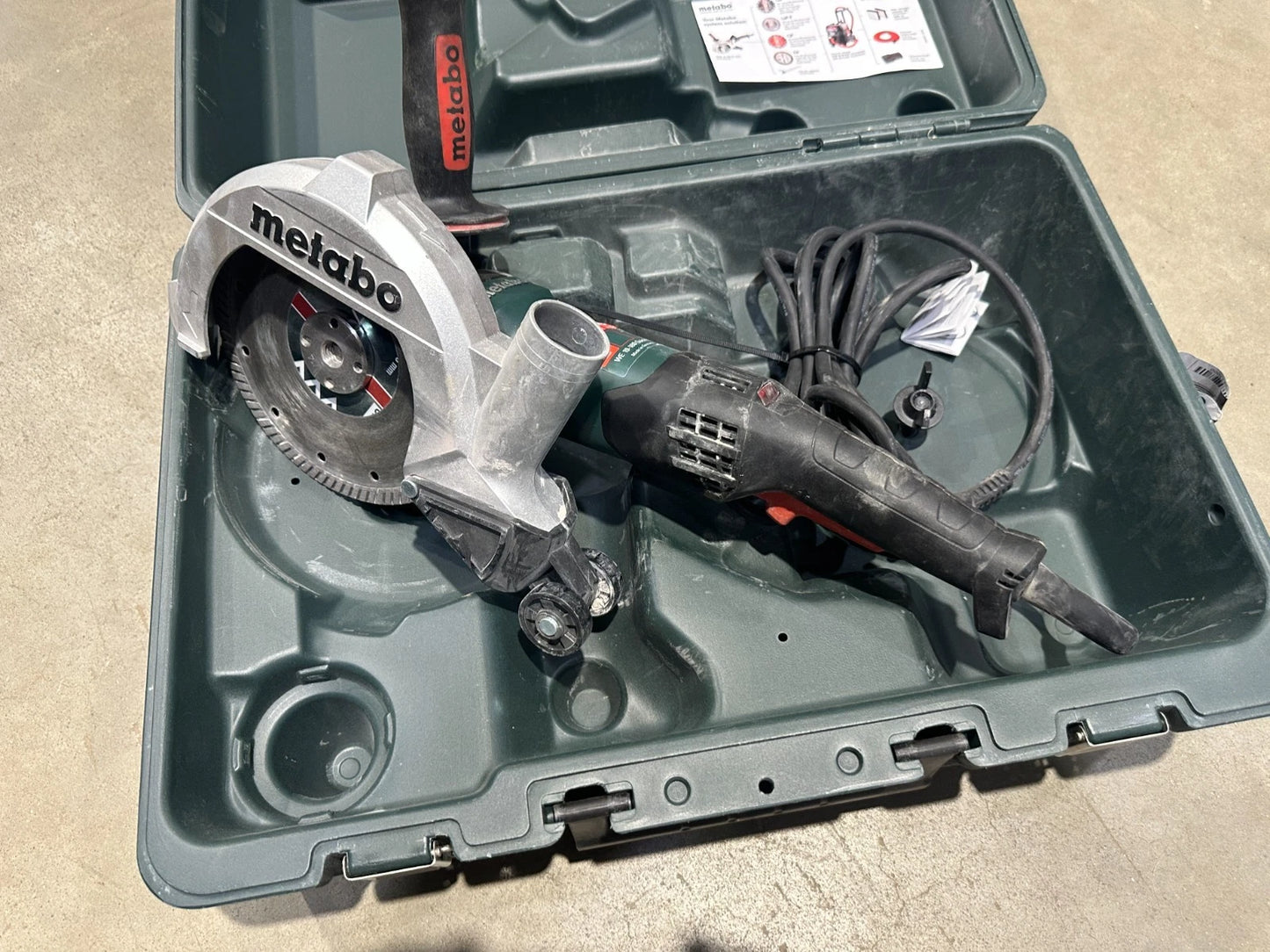 Metabo WE 19-180 Quick RT Winkelschleifer