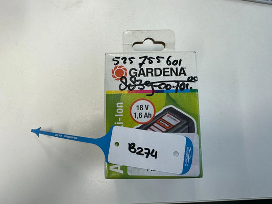 Gardena 18,25 V 1,5 Ah Gardena 18 V 1,6 Ah