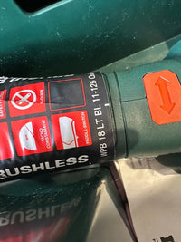 Metabo WPB 18 LT  BL 11-125 QUICK Vorführgerät Nr.46