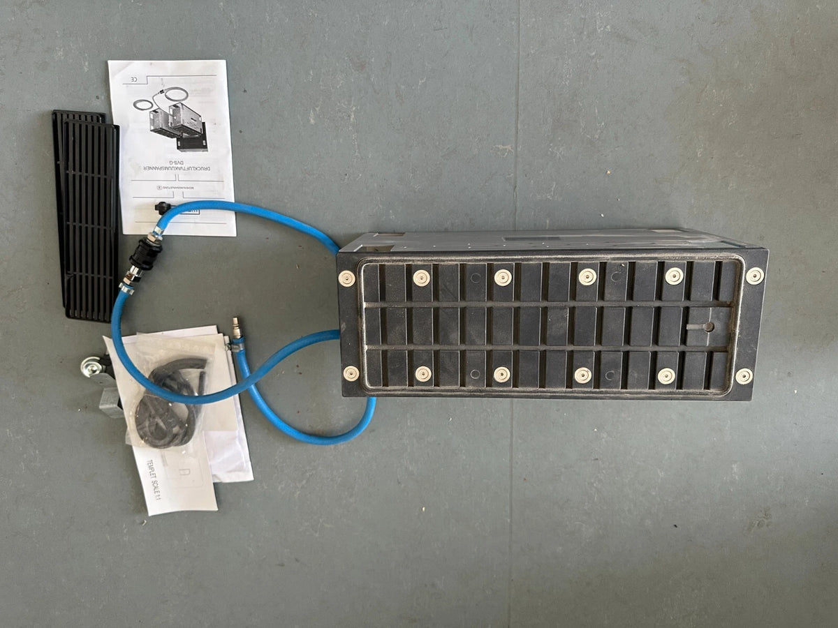 Wegoma dvs-g Druckluft Vacummspanner 400 mm x B 130 mm