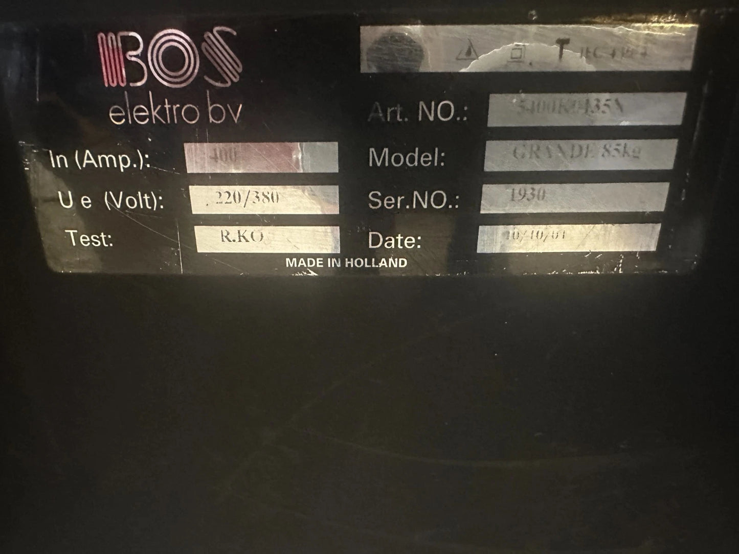 BOS GRANDE 400 Amp.  Baustromverteiler Baustromkasten 85kg