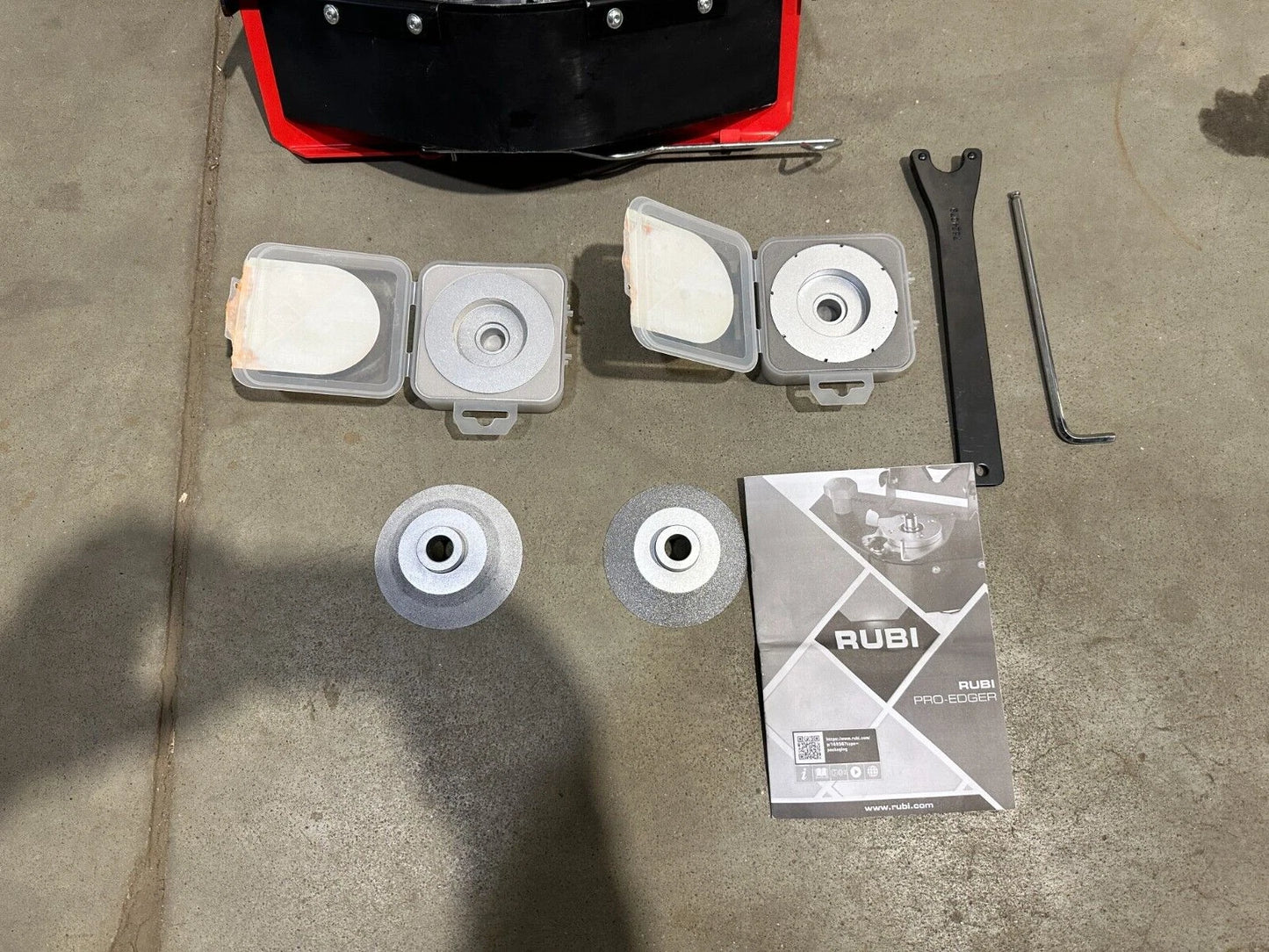 RUBI Jolly Pro Edger Gehrungsfräser Fasen- und Kantenschleifer