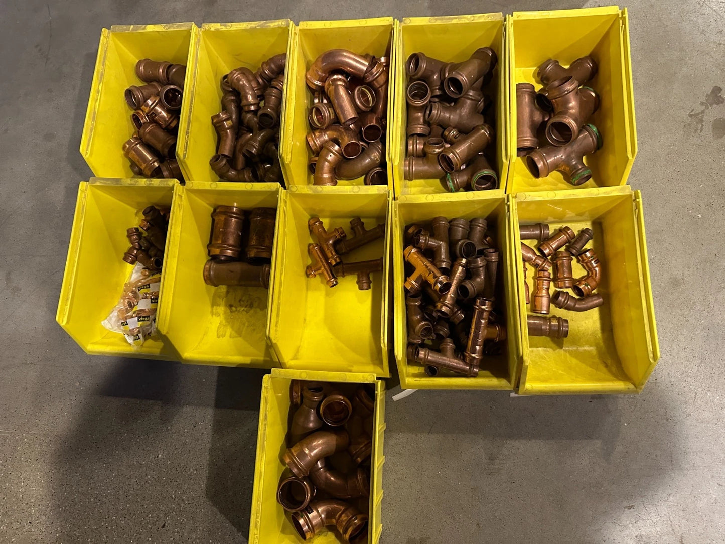 Pressfittingen Viega  Profipress Kupferfittinge