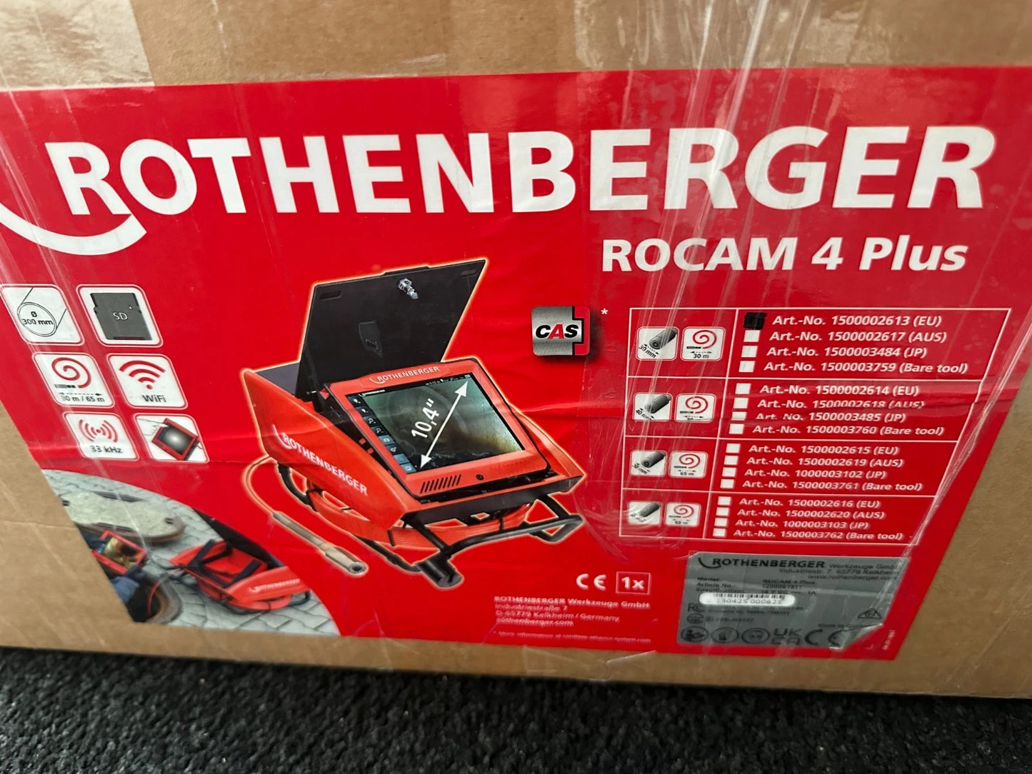 Rothenberger Insp.-Kamera ROCAM 4 Plus 30m Kabel , 120001911