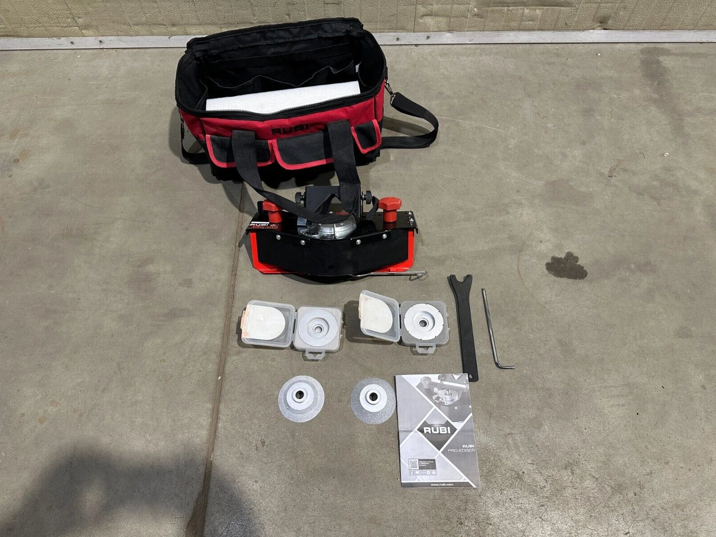 RUBI Jolly Pro Edger Gehrungsfräser Fasen- und Kantenschleifer