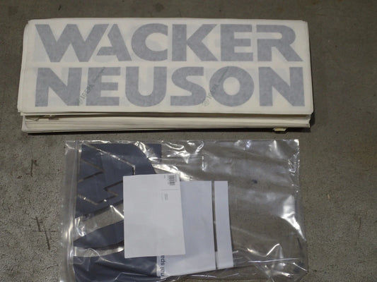 2x Original Wacker Aufkleber LOGO 160mmx470mm