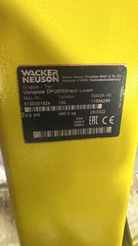 Wacker  DPU 6555 mit E-Start Bjr.2022 ---  mit 36 Stunden
