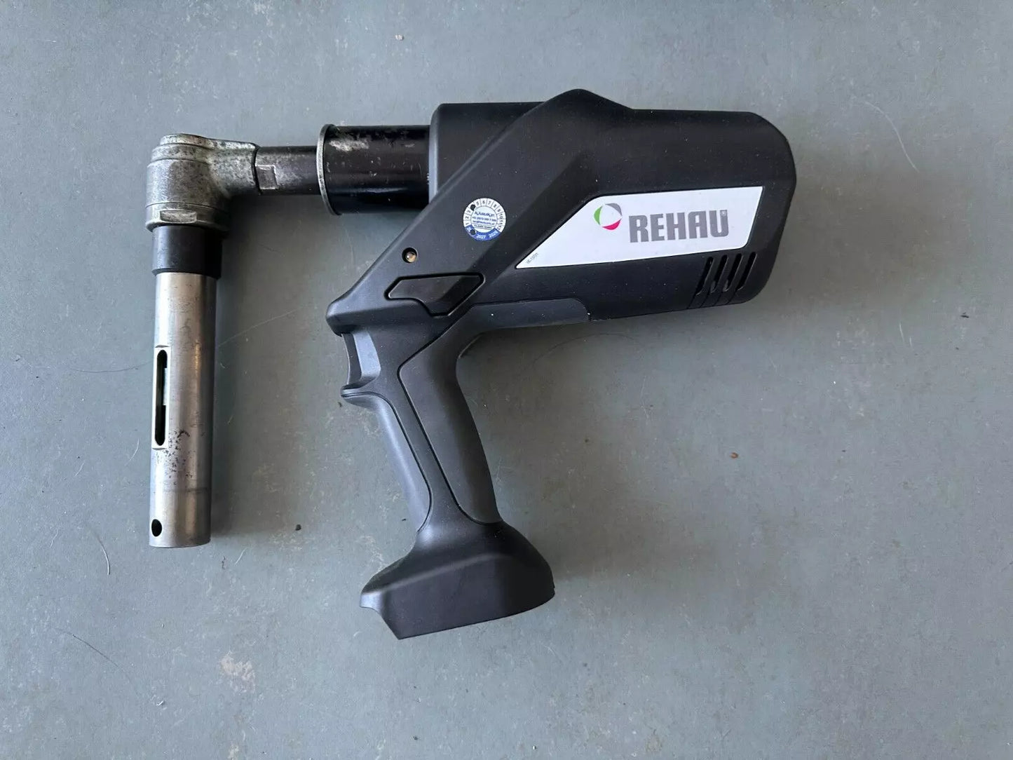 Rehau A3 Presszange Presse Pressmaschine Akku-Schiebehülsengerät Neue Wartung