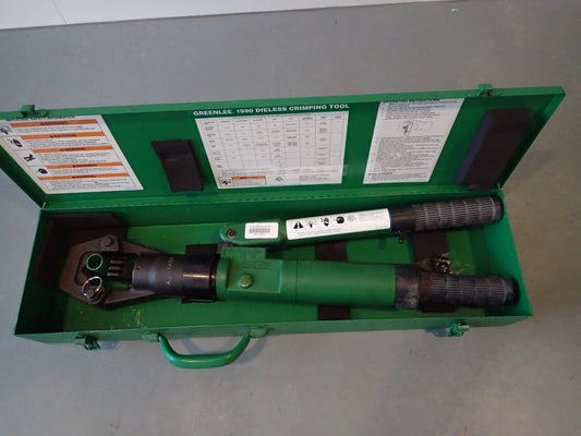 GREENLEE Presszange Pressmaschine Presse Hydraulische Dieless Crimpwerkzeug