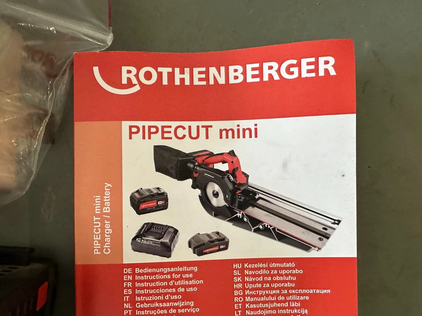 Rothenberger Pipecut MINI Akku Rohrschneider