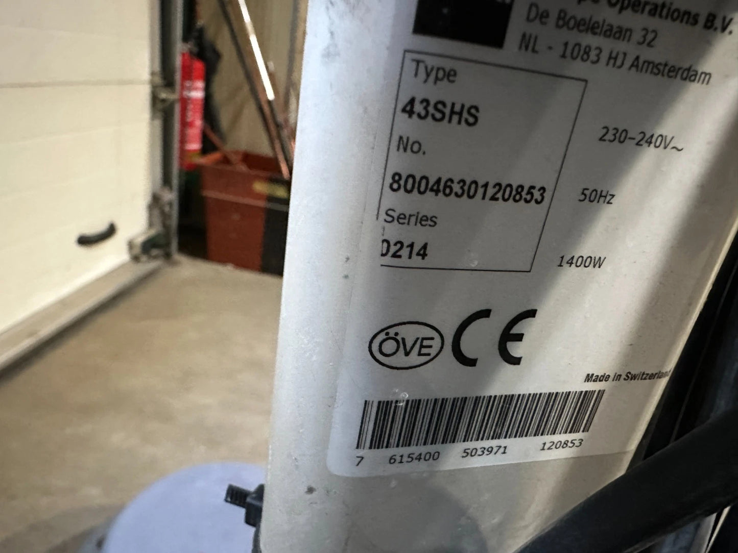 Taski ergodisc OMNI Einscheibenmaschine.