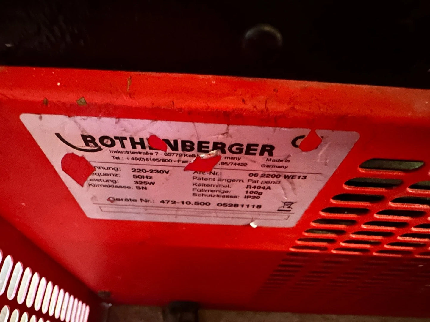 Rothenberger ROFROST TURBO Rohr Einfriergerät