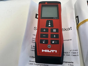1x Hilti PD-I Entfernungsmesser Distanzmessgerät + Zertifikat