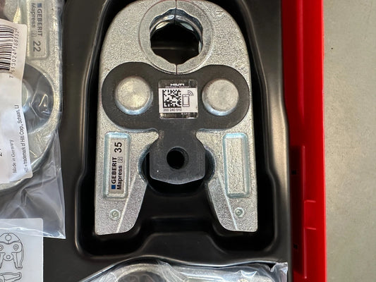 Hilti PS M Presszange Pressbacken Kontur M Ø 15 18 22 28 35 auch Geberit Mapress