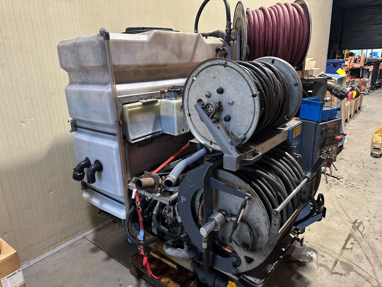 Rom Ecofit Rohrreinigungsmaschine 150bar-100l/m Einbaumaschine Funkfernbedienung