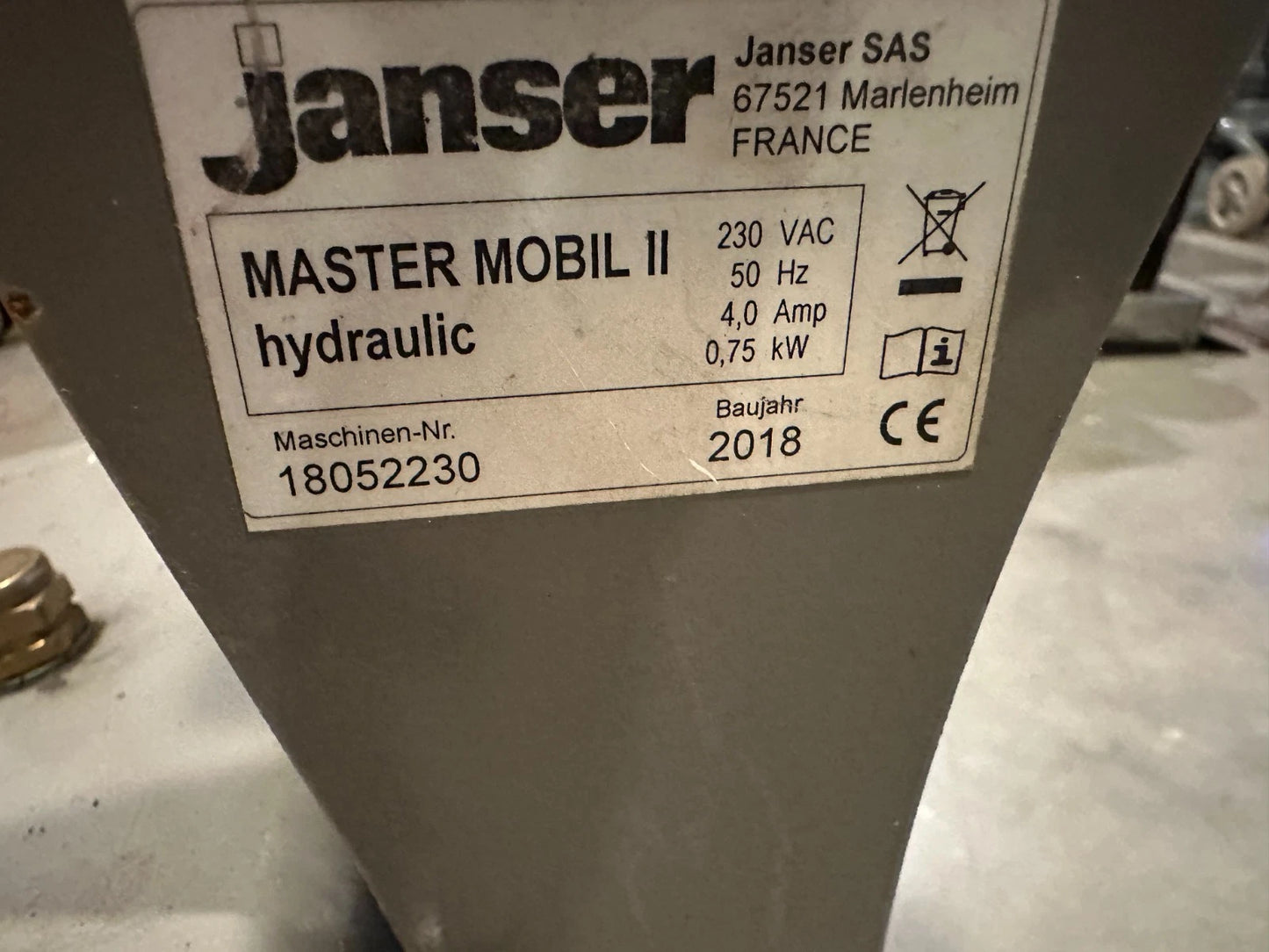 Janser Master MOBIL II Vario Stripper Silent Bodenbelagsentferner stripper 8532
