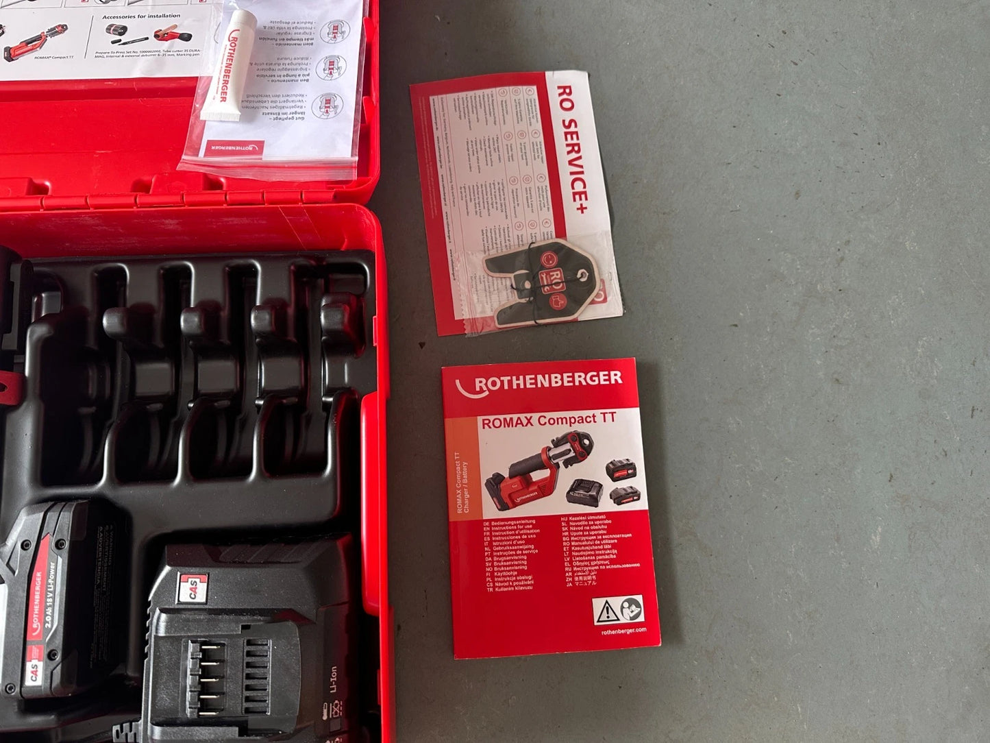 Rothenberger ROMAX COMPACT III..Presszange Pressmaschine