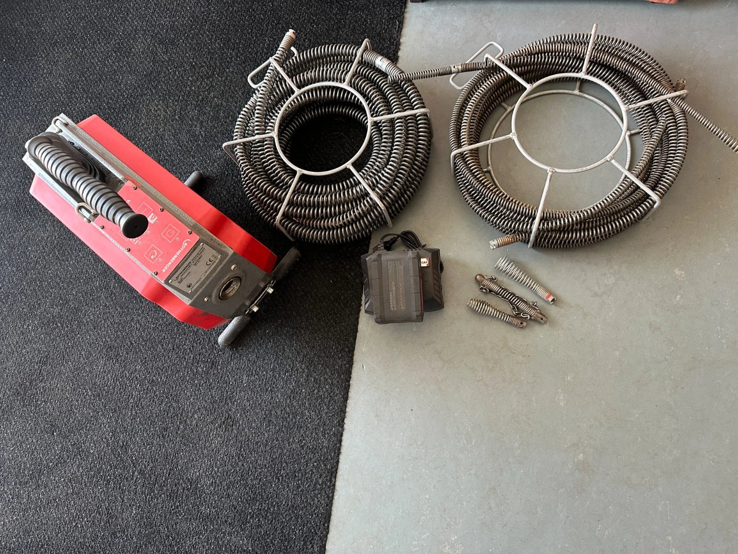 Rothenberger R600 Vario Clean  18V 8.0Ah Rohrreinigungsmaschine Komplett