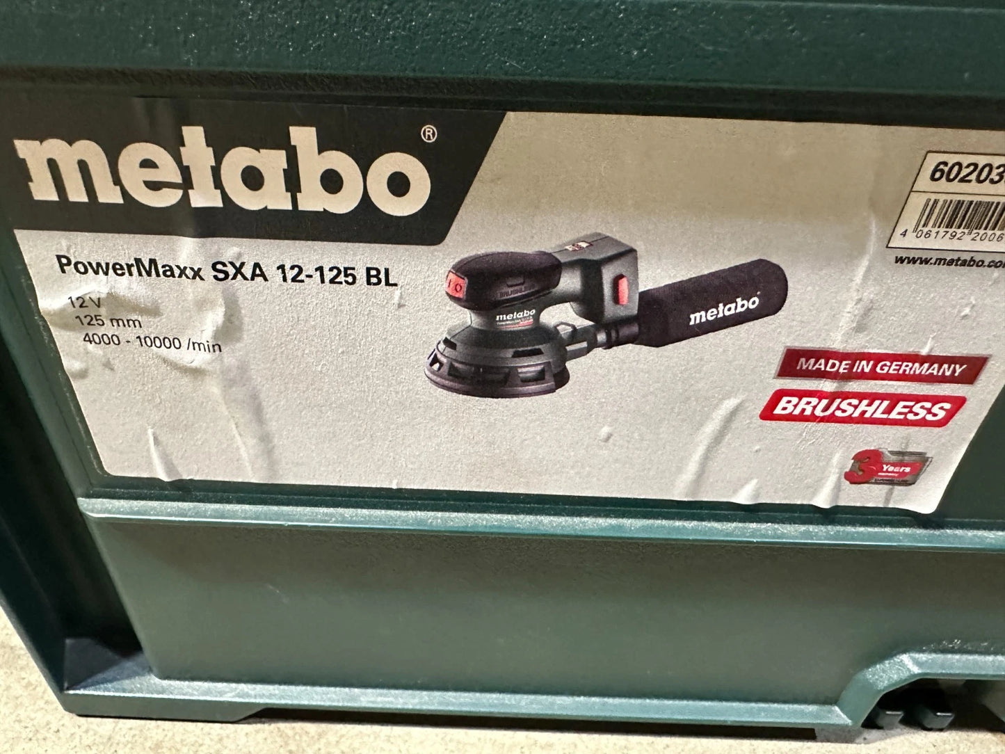 Metabo PowerMAXX SXA 12-125 BL  Akku Exzenterschleifer Nr.7