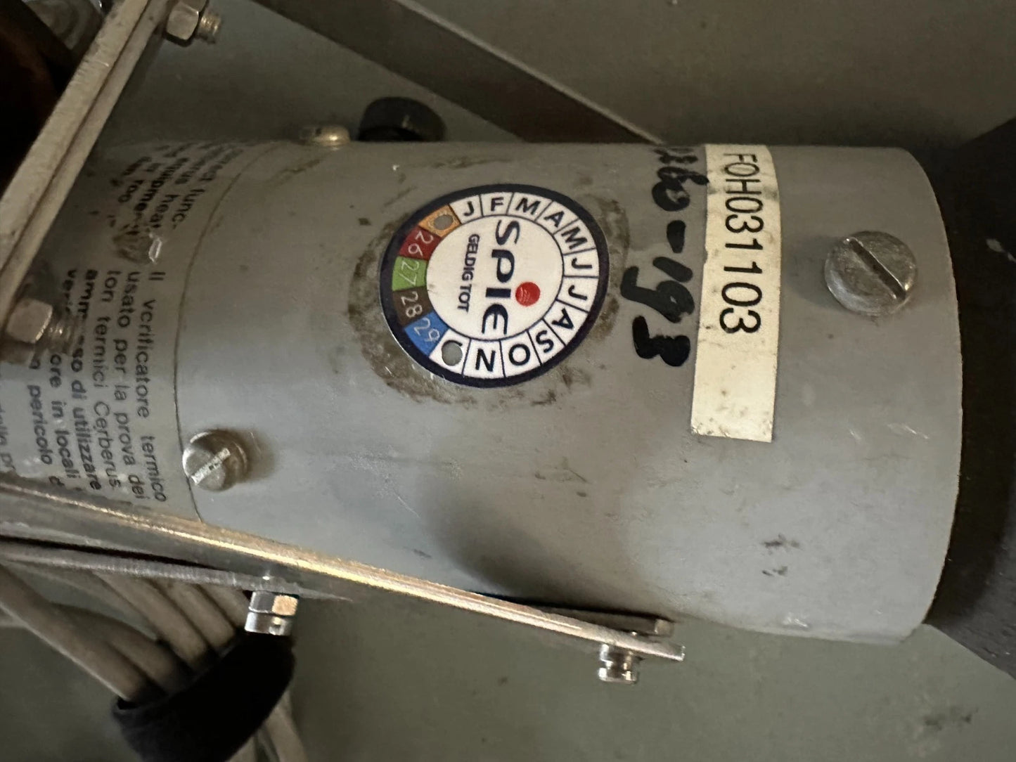 Siemens DZ 1193    RE 6 T Siemens  Smoke detector