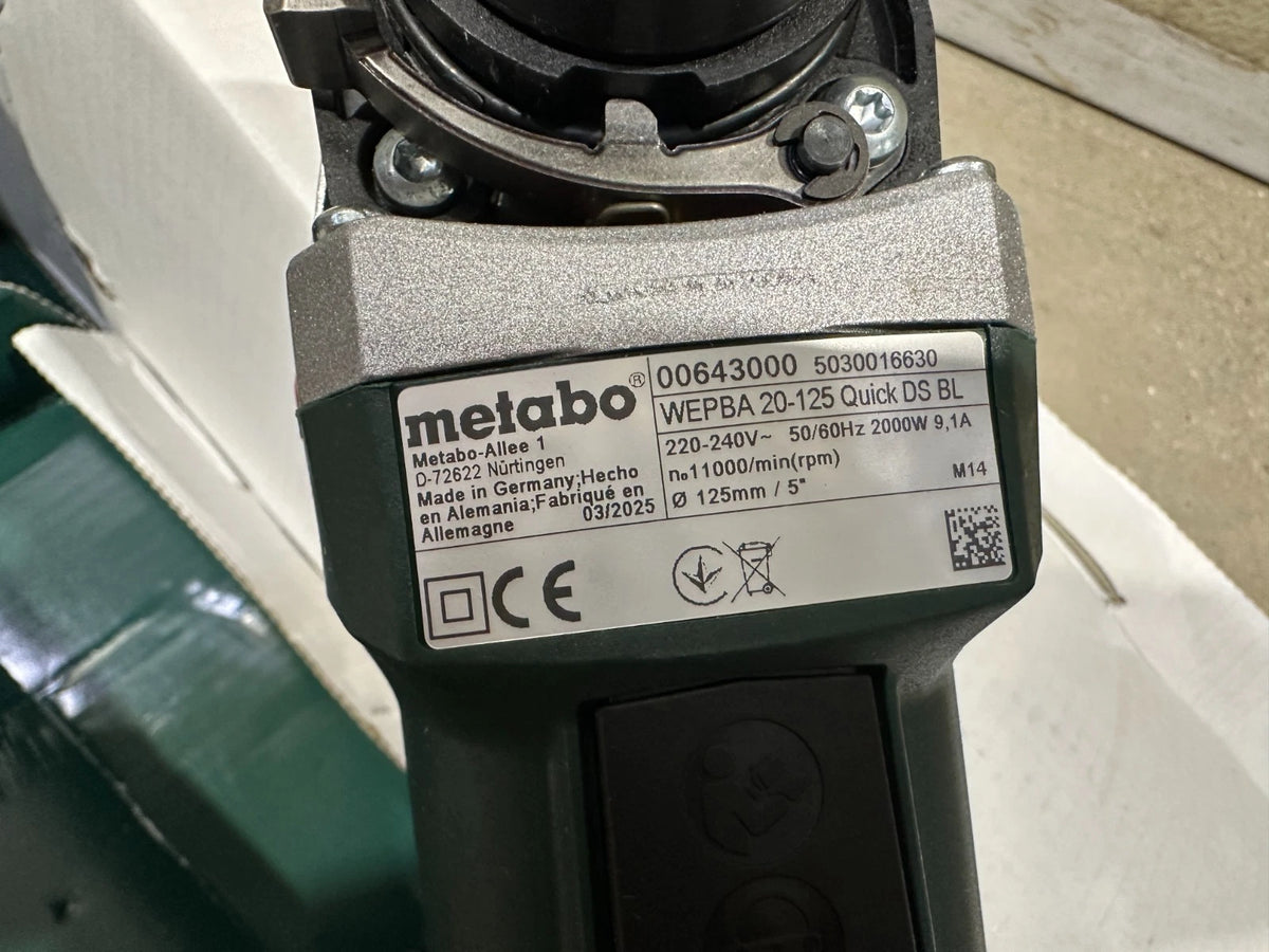 Metabo WEPBA 20-125 QUICK DS BL Winkelschleifer Nr.31