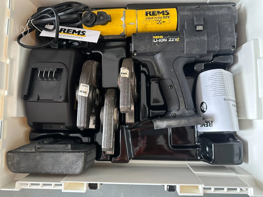 Rems Pressmaschine Akku-Press ACC 22V mit Uponor Pressbacken.S4