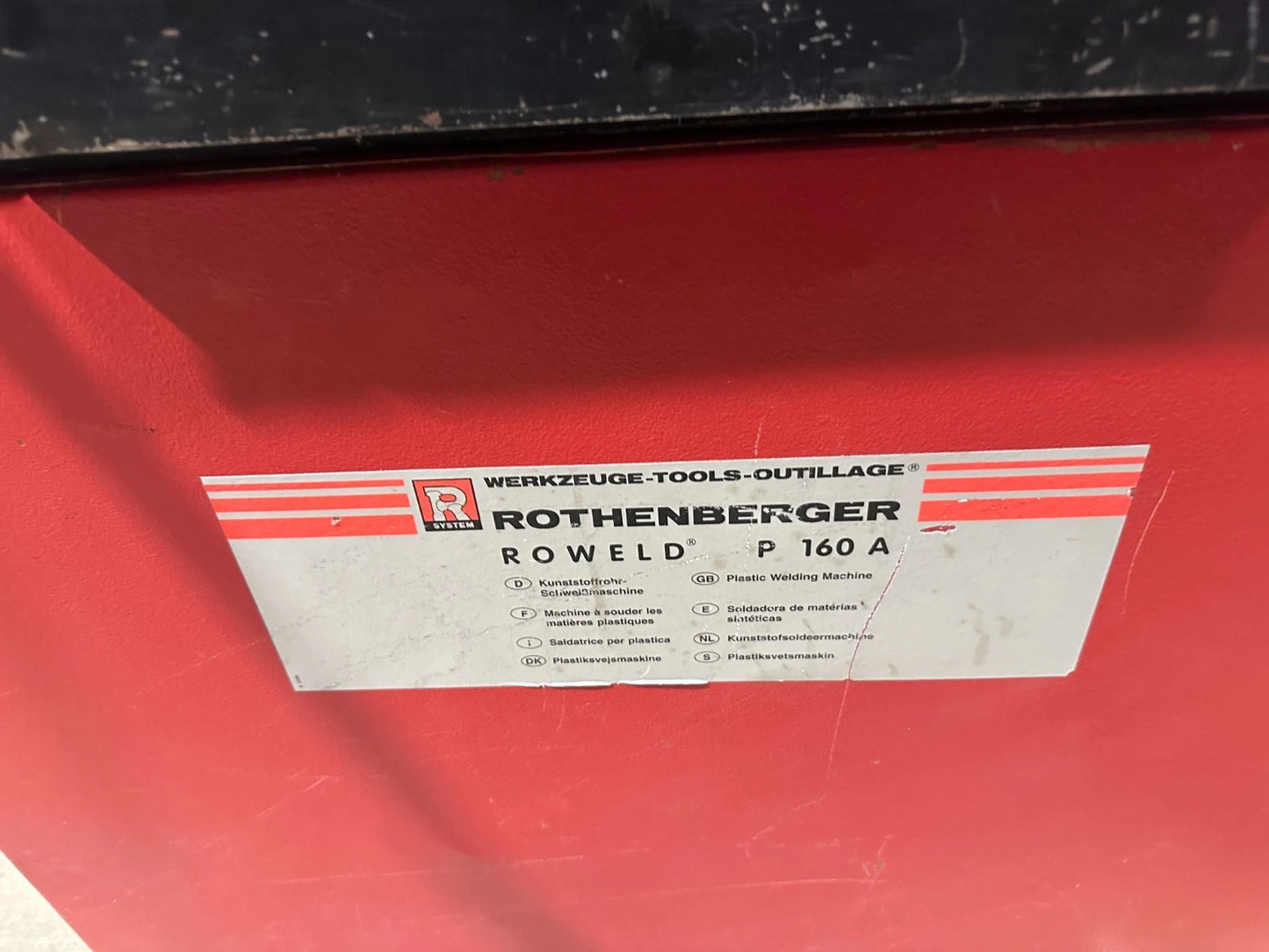 Rothenberger Stumpfschweißgerät ROWELD P 160 A