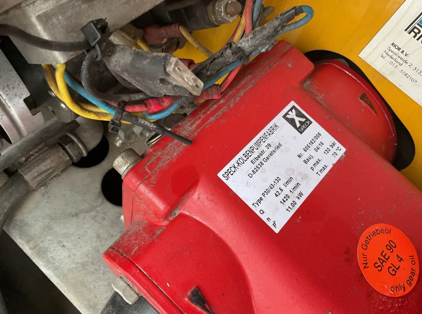 Rioned HD luxe Rohrreinigungsmaschine 150bar-40 l/m.