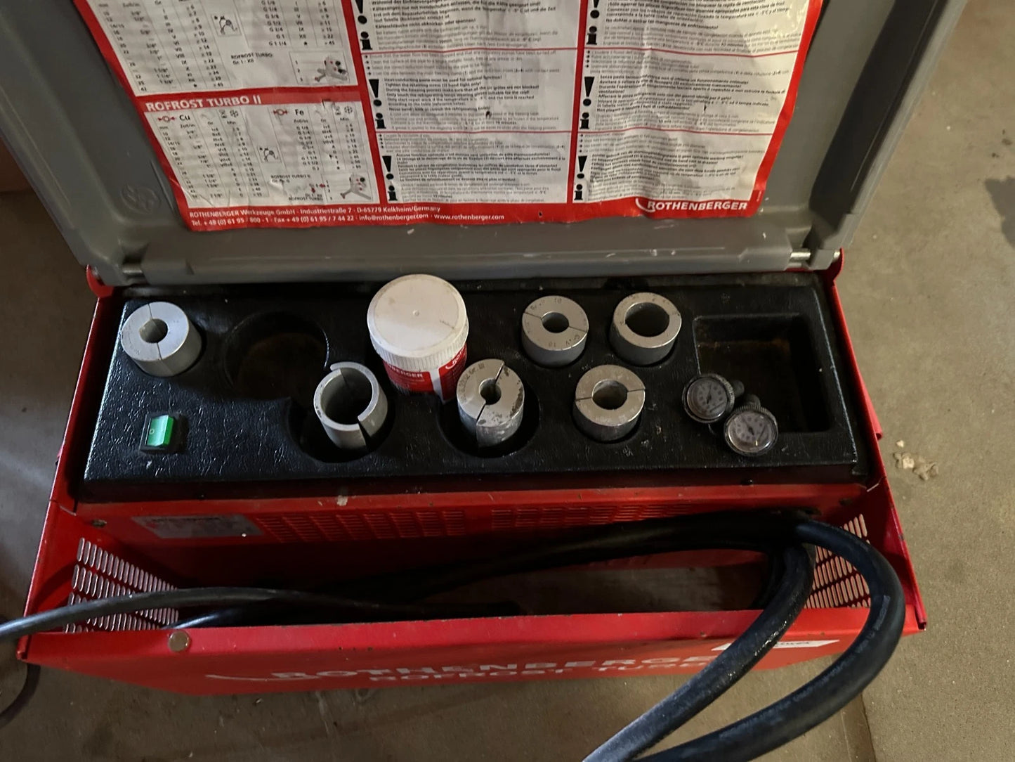 Rothenberger ROFROST TURBO Rohr Einfriergerät