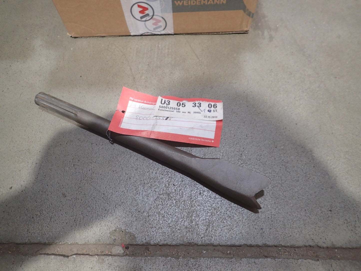 1x Original Wacker KANALMEISSEL 180mm