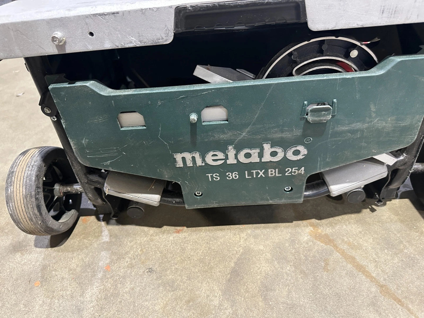 Metabo TS 36 LTX BL254 Akku-Tischkreissäge  mit Untergestell 2xAkku/Ladegr Nr.72