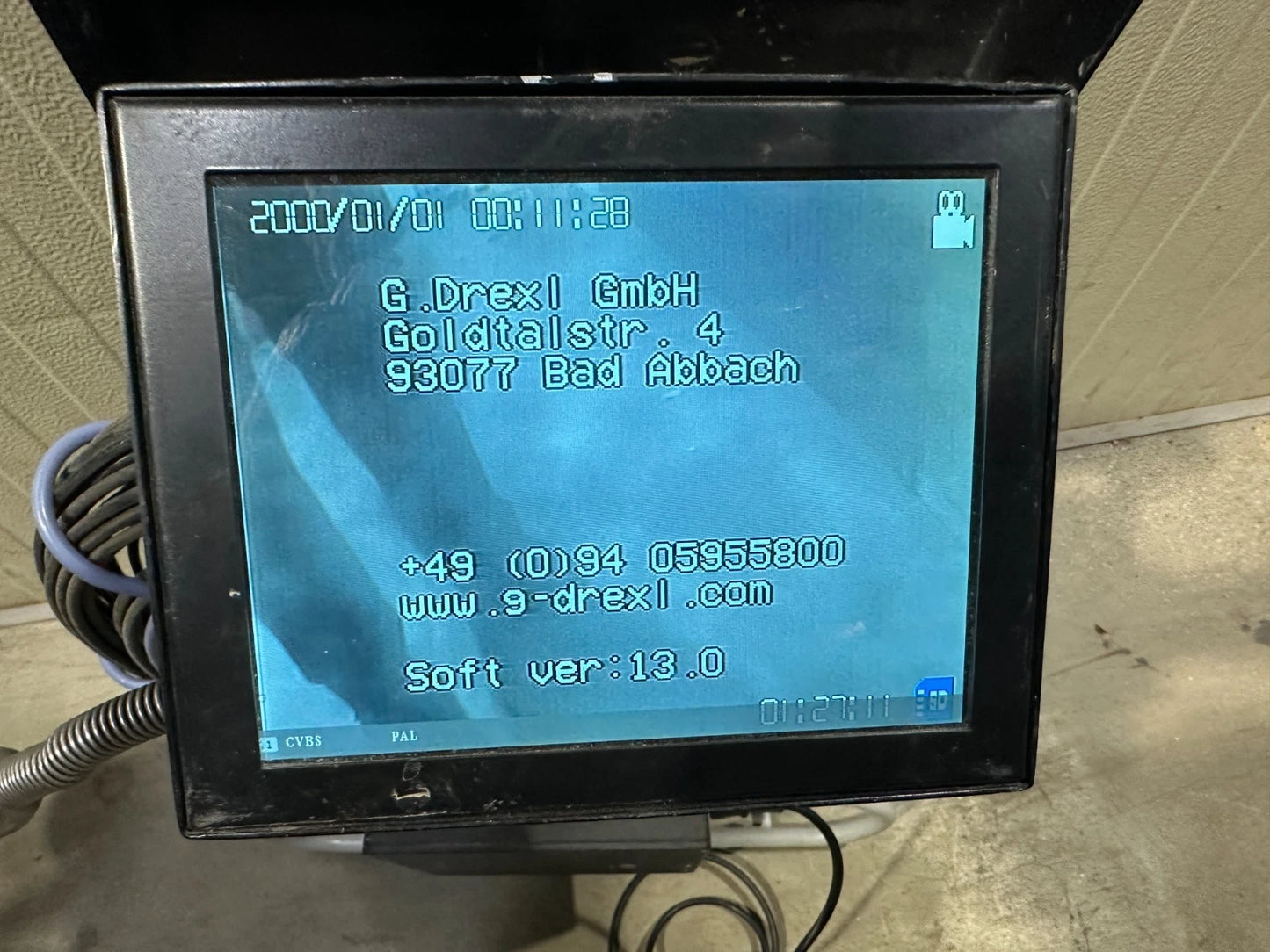 G. DREXL  4510 H Color Rohrkamera 50 mm bis max. 350 mm Röhre