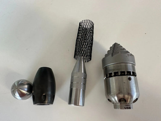 USB PIPEWOLF nozzle cutter for pipe cleaning machines with 60l/min