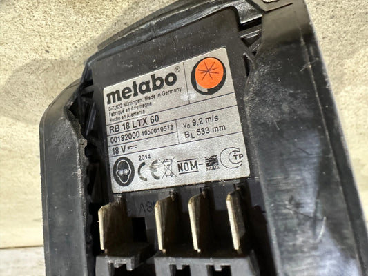 Metabo Akku Rohrbandschleifer RB 18 LTX 60 18V, ohne Akku/Ladegerät Nr.95 4007430214171