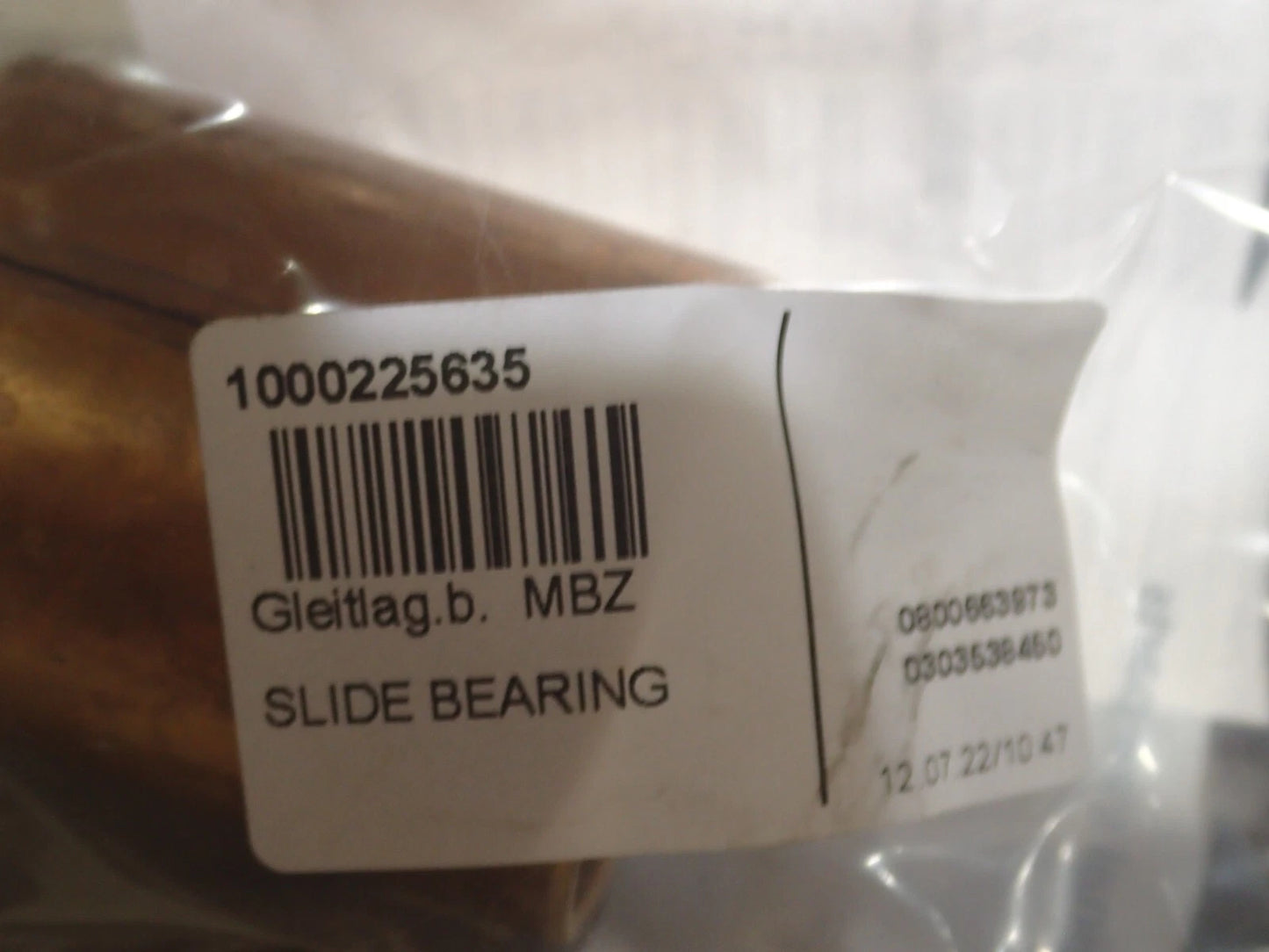 1x Original Wacker GLEITLAG.B. MBZ 40x44x50mm Bronze Gleitlager Gleitlagerbuchse