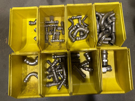 Viega Sanpress Inox stainless steel press fittings