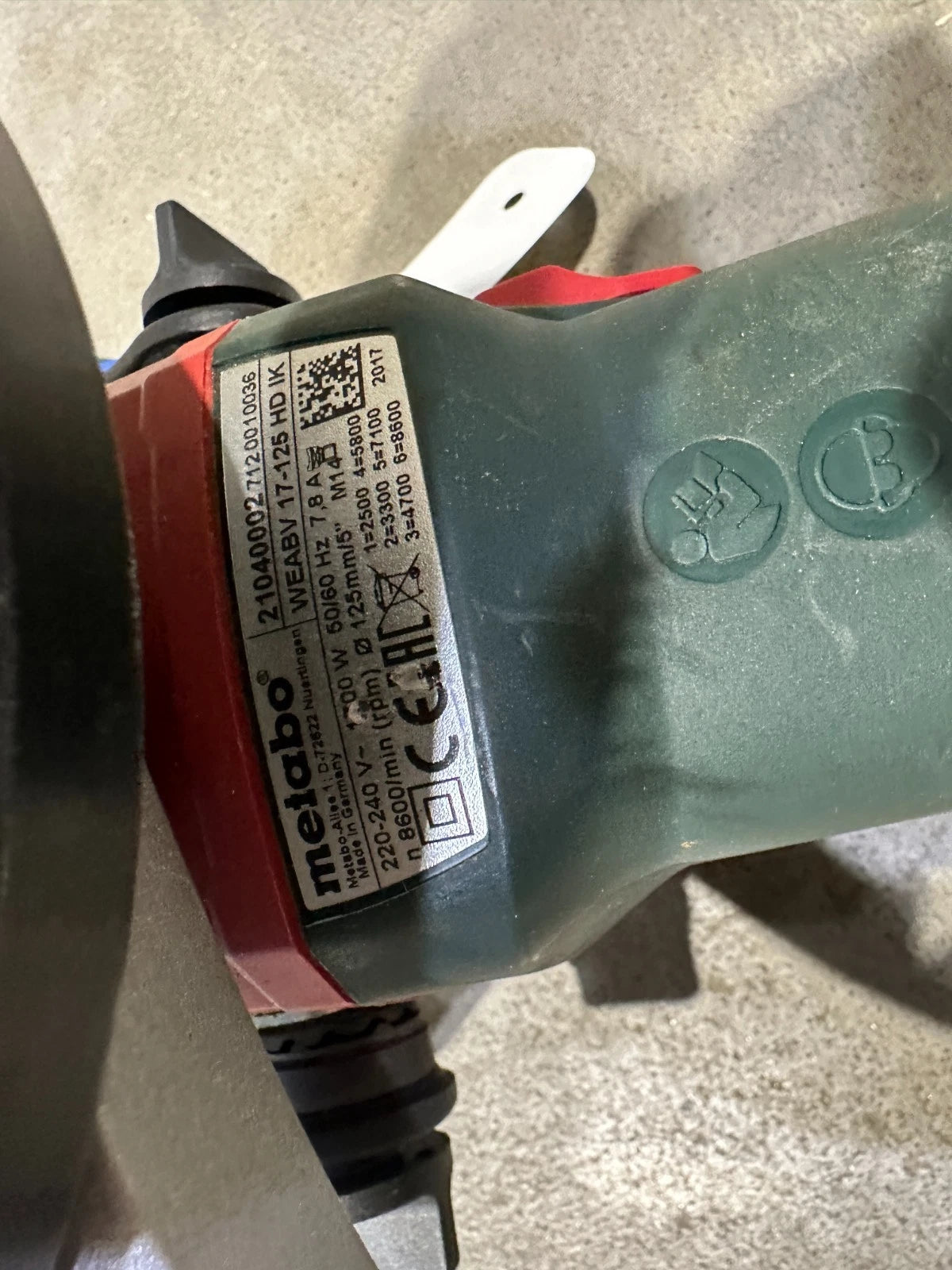 Metabo WEABV 17-125 HD IK Sanierungsfräser Nr.88
